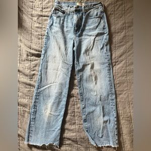 Madewell women’s The Perfect Vintage Wide Leg Crop Jean